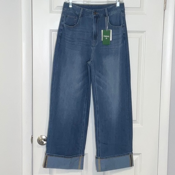 Halara Wide Leg Jeans, NWT - Picture 5 of 14